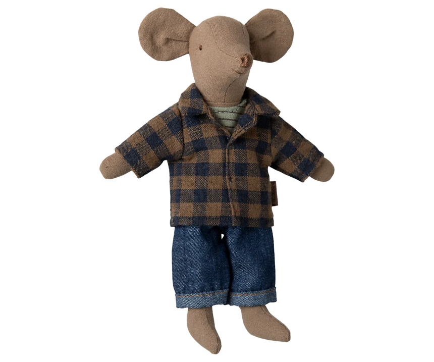 Maileg - Dad mouse - light brown