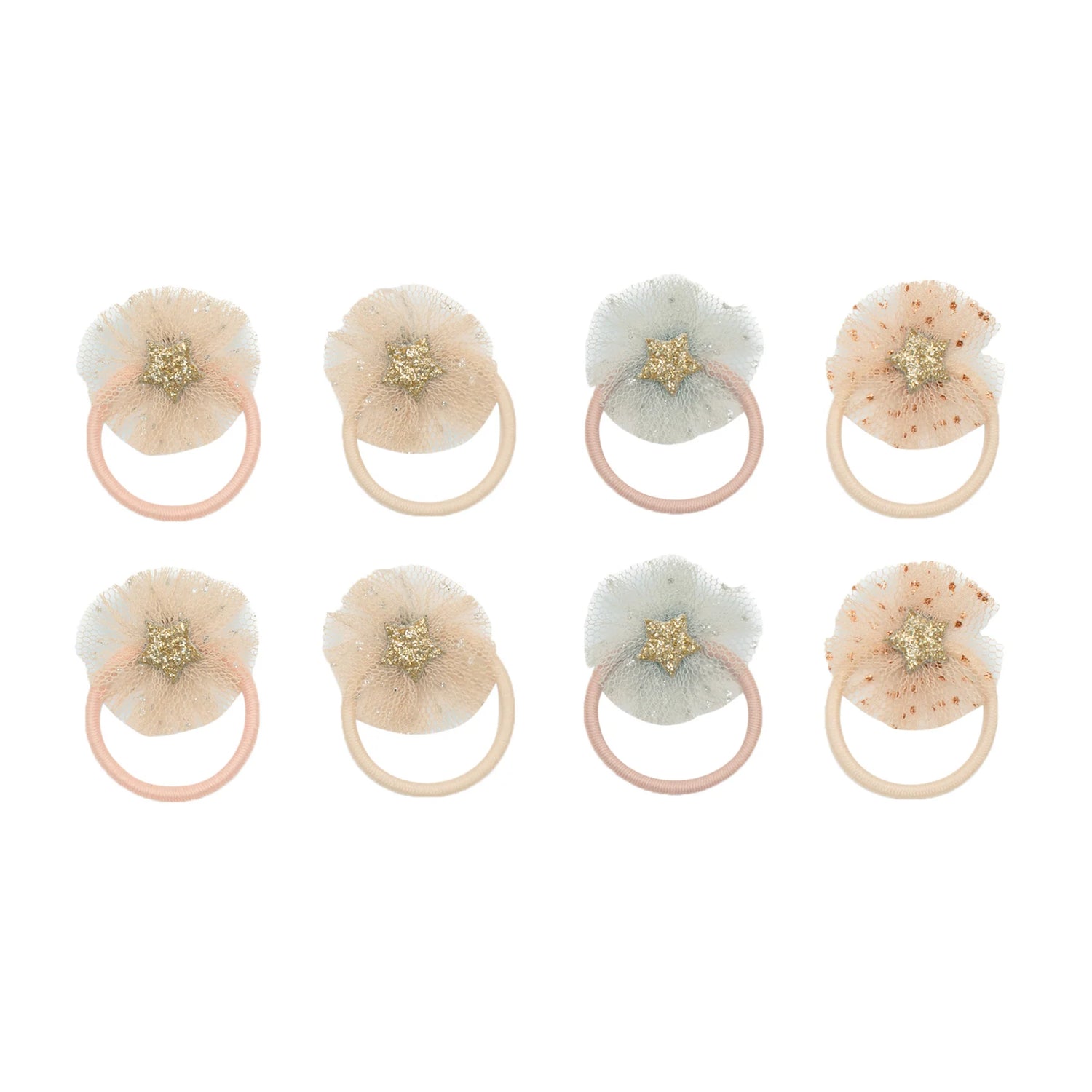 Mimi & Lula - Mini Tulle Rosette ponies - set of 8