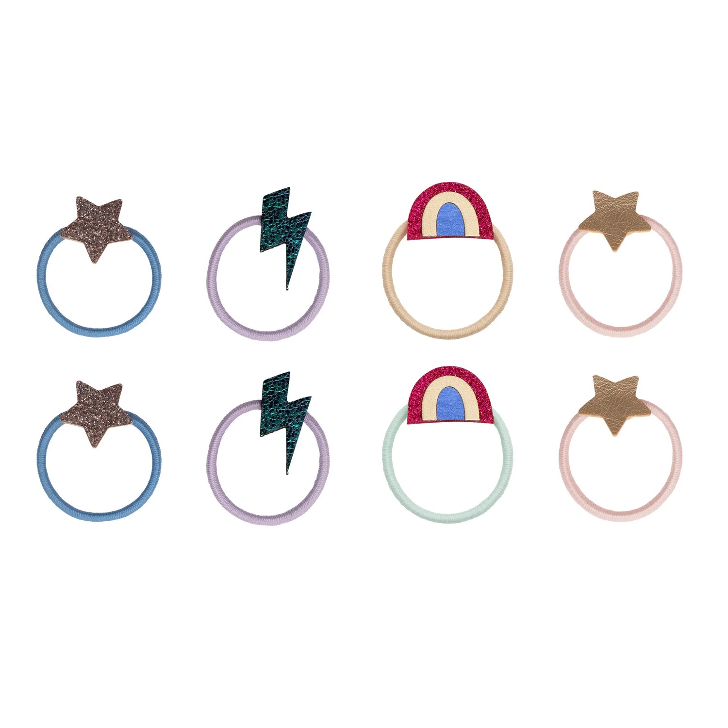 Mimi & Lula - Rainbow mini ponies - set of 8