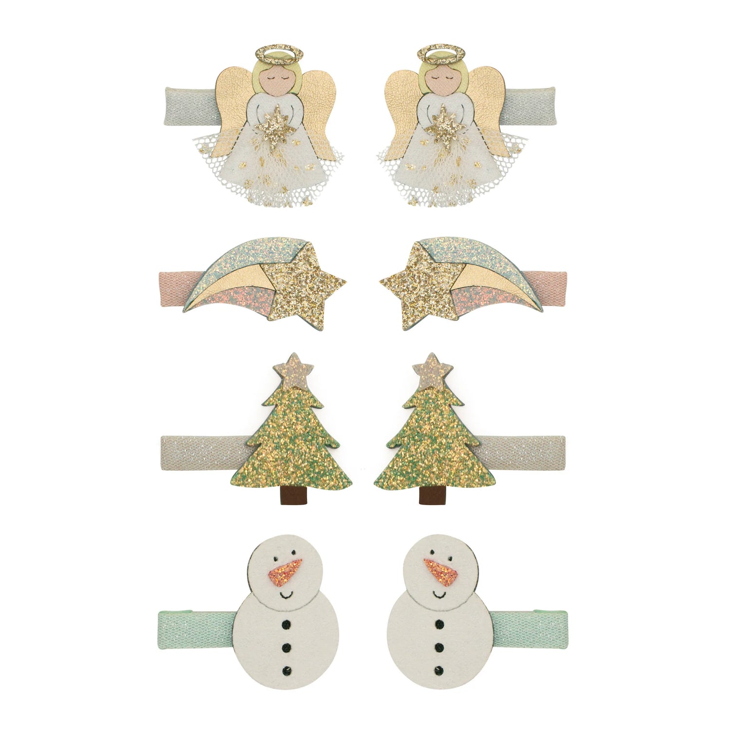 Mimi & Lula - Angel mini hair clips - set of 8 | Scout & Co