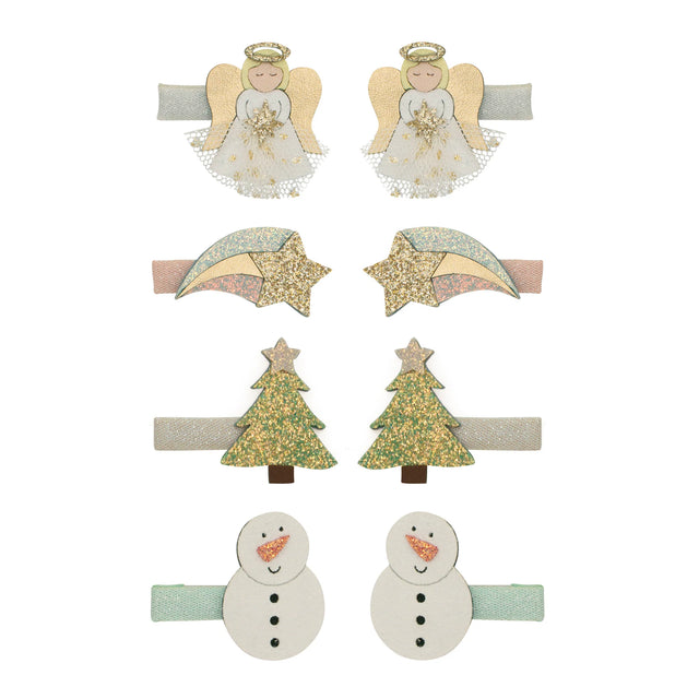 Mimi & Lula - Angel mini hair clips - set of 8 | Scout & Co