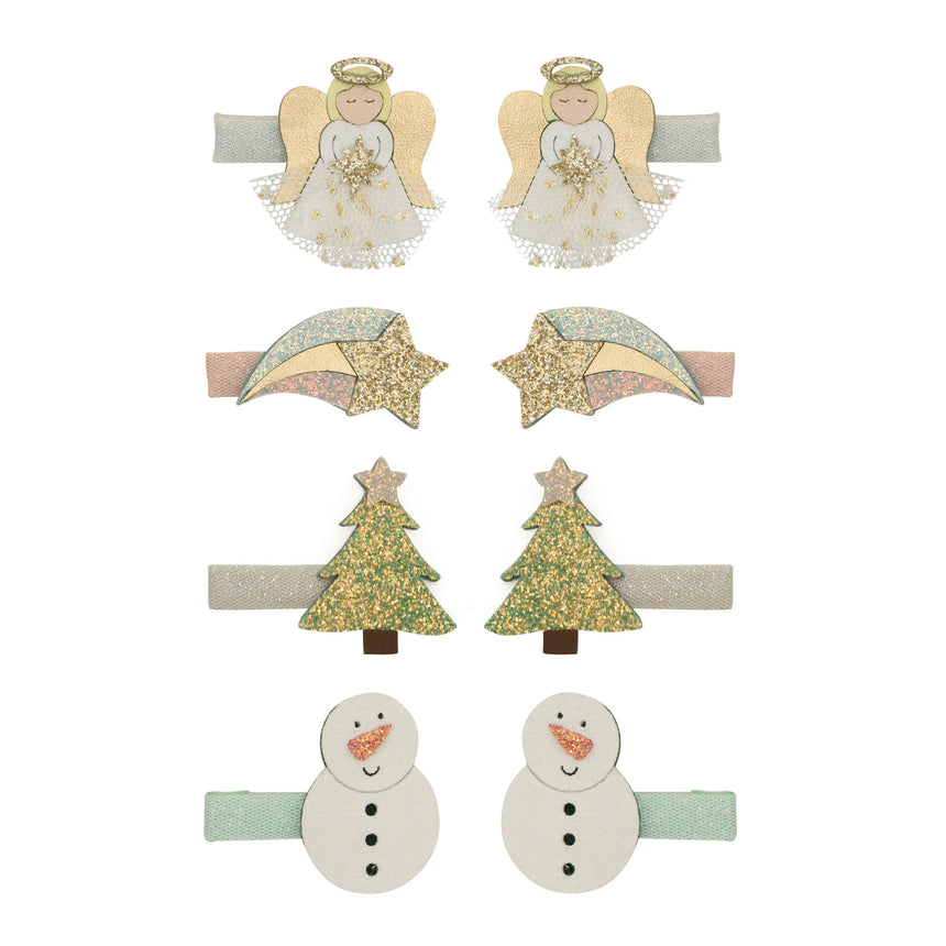 Mimi & Lula - Angel mini hair clips - set of 8 | Scout & Co