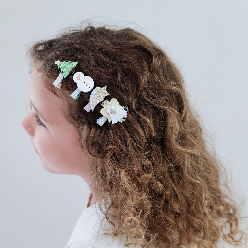 Mimi & Lula - Angel mini hair clips - set of 8 | Scout & Co