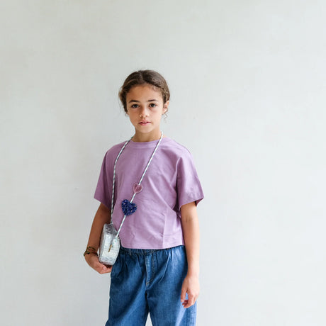 Mimi & Lula - Holographic Heart bag