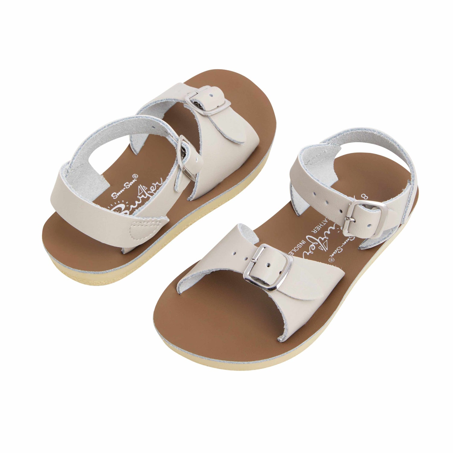 Saltwater Surfer Sandals - Stone - Kids | Scout & Co