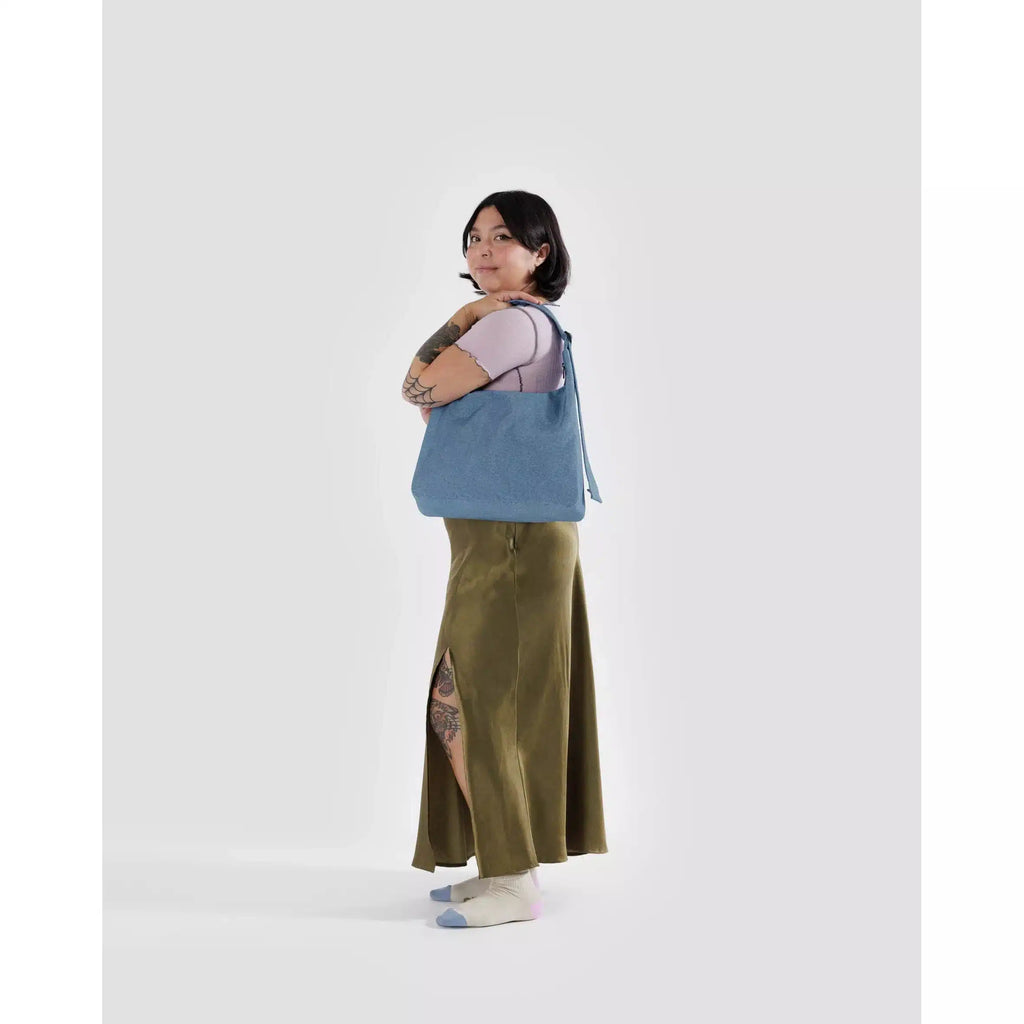 Baggu - Nylon Shoulder bag - Digital Denim | Scout & Co
