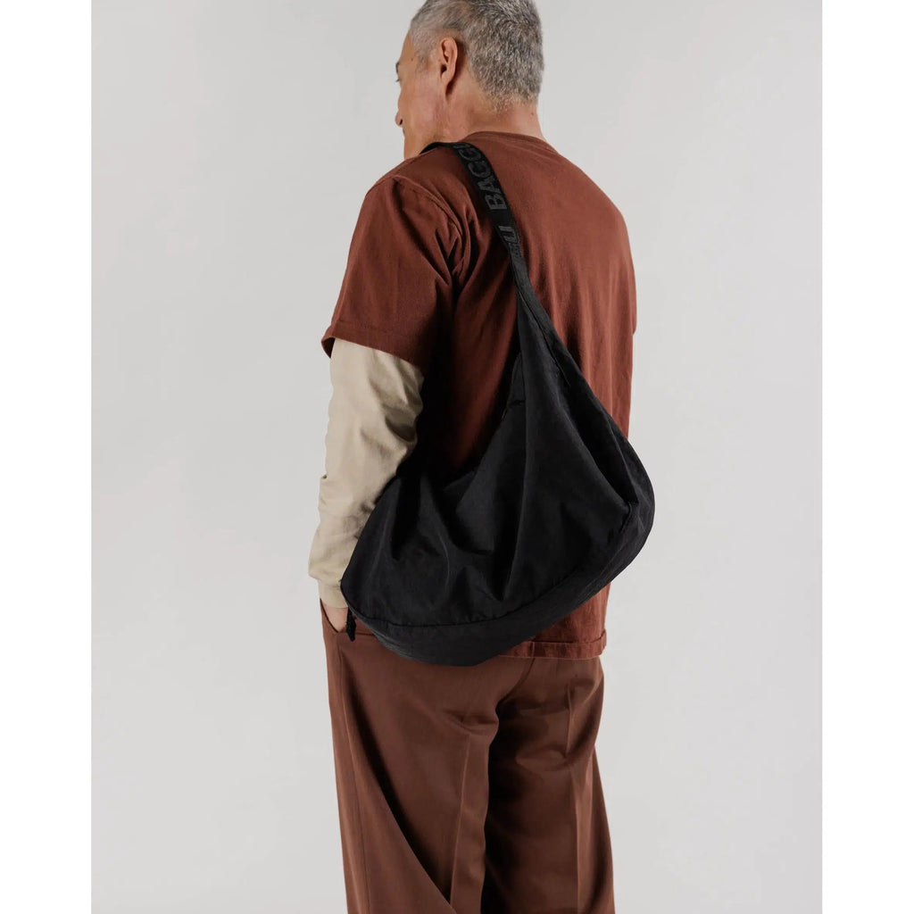 Baggu - Large Nylon Crescent bag - Black | Scout & Co