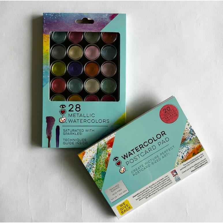 I Heart Art - Metallic Watercolours bundle - worth £9.98 | Scout & Co