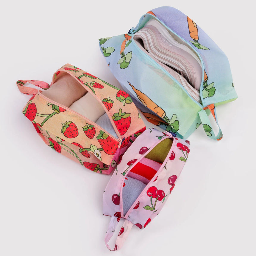 Baggu - 3D Zip Set of 3 - Carrots & Berries | Scout & Co