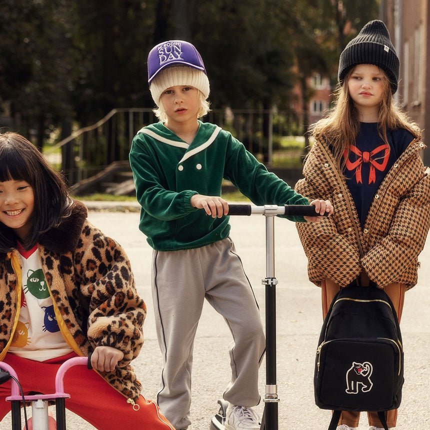 Mini Rodini - Sunday embroidered trucker cap | Scout & Co