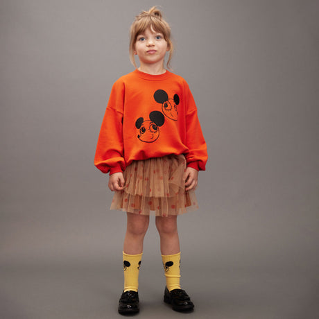 Mini Rodini - Ritzratz embroidered sweatshirt - red | Scout & Co