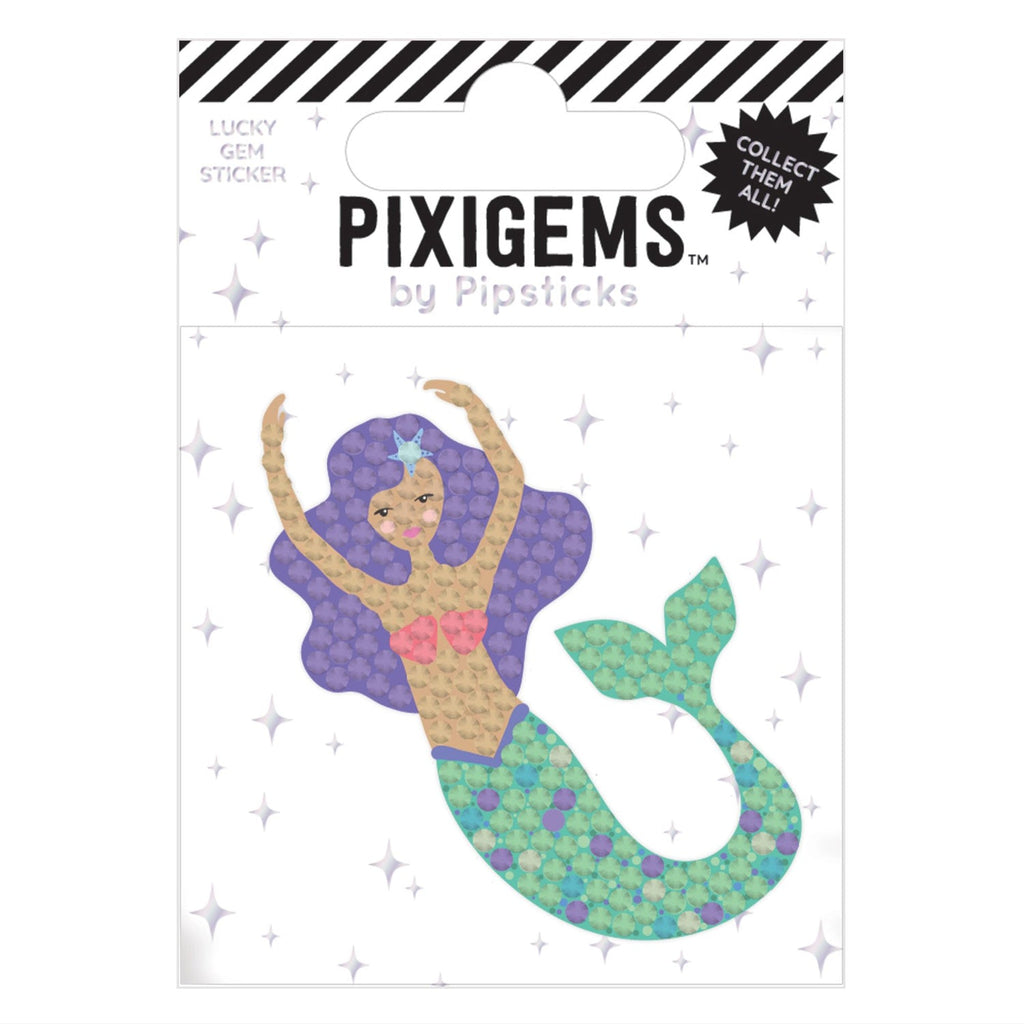 Pipsticks - Momo Mermaid Pixigem lucky gem sticker | Scout & Co