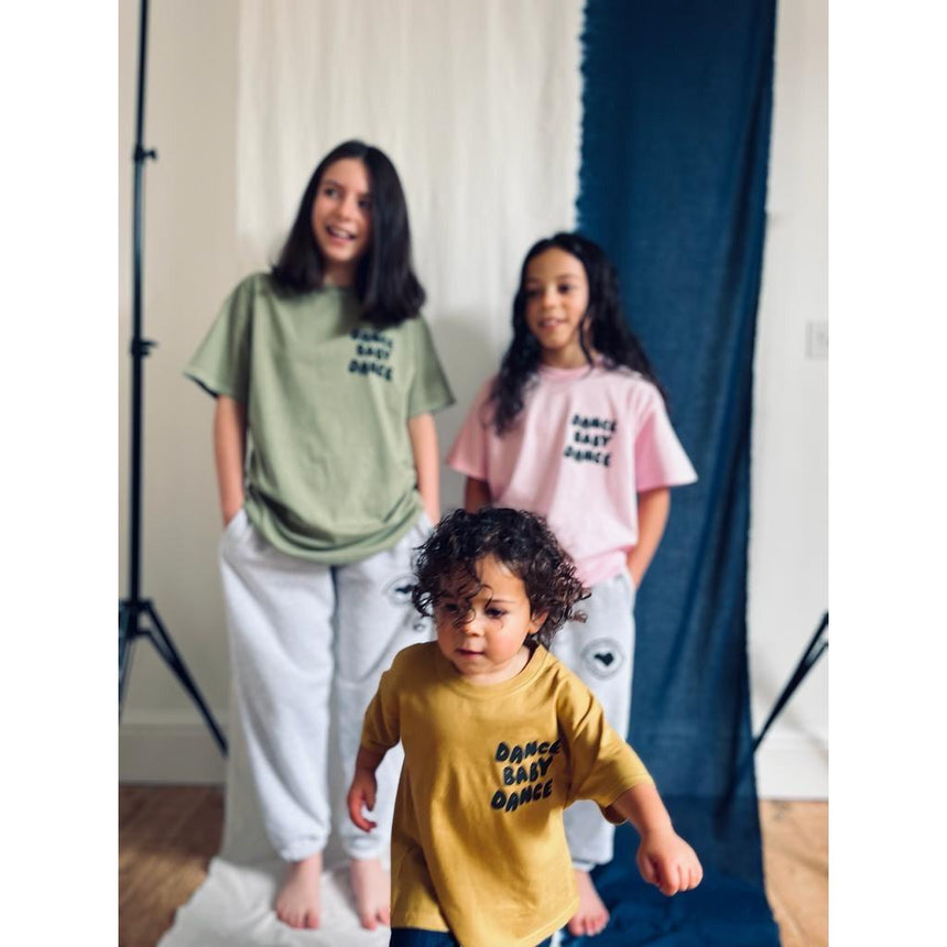 Young Double x Scout & Co exclusive - Dance Baby Dance T-shirt - Moss | Scout & Co