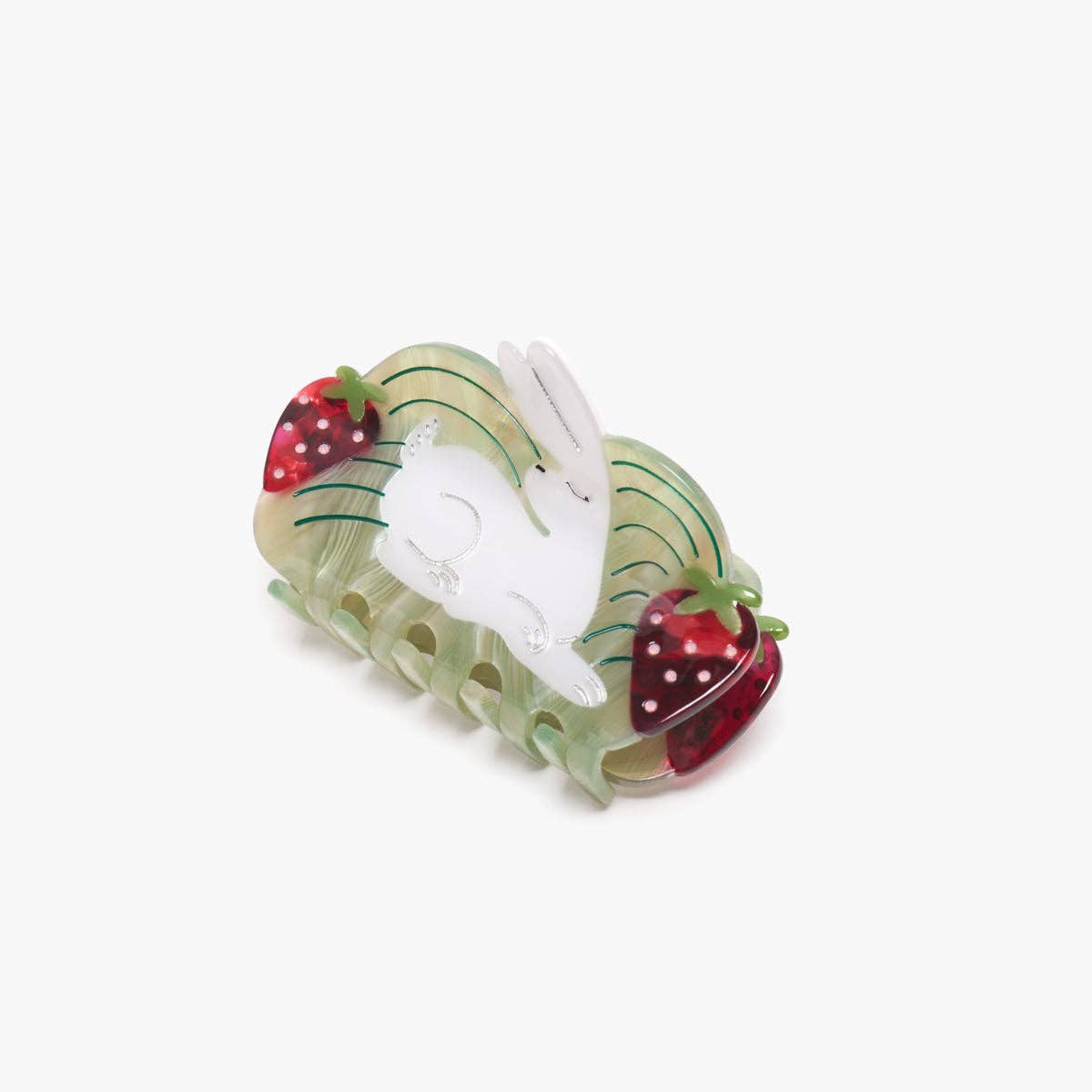 Winona Irene - Strawberry Fields White Rabbit hair claw | Scout & Co