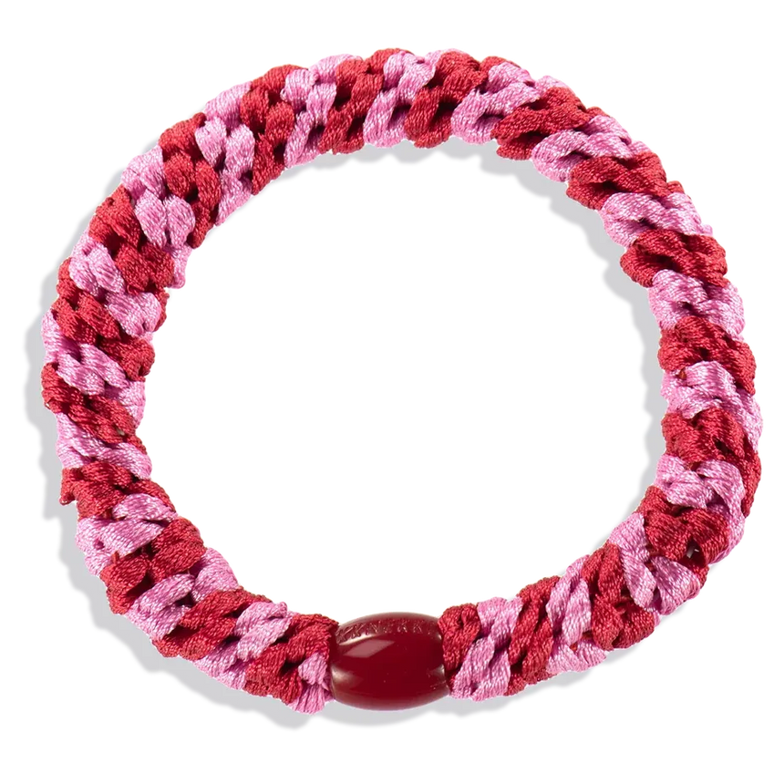 Kknekki - Hair band - Red Bubblegum Stripe | Scout & Co