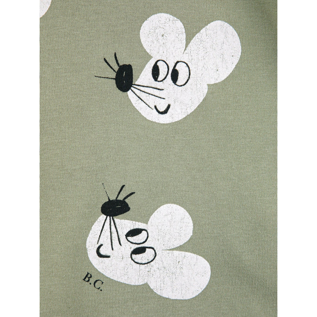 Bobo Choses - Mouse all-over turtleneck T-shirt | Scout & Co