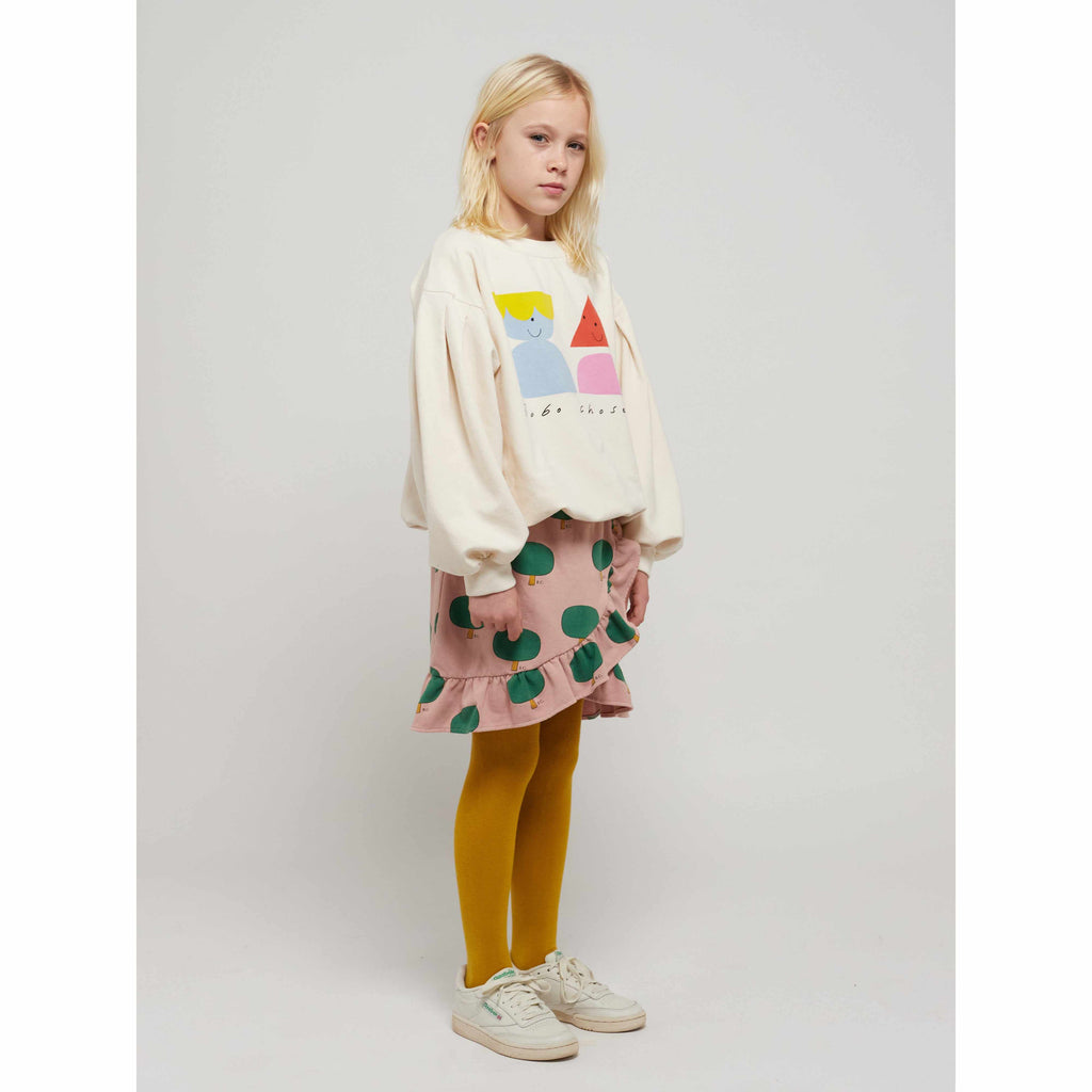 Bobo Choses - Green Tree all-over ruffle skirt | Scout & Co