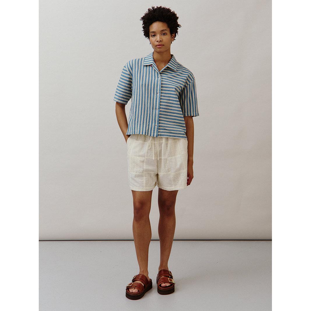 Sideline - Annie shorts - buttermilk patchwork | Scout & Co