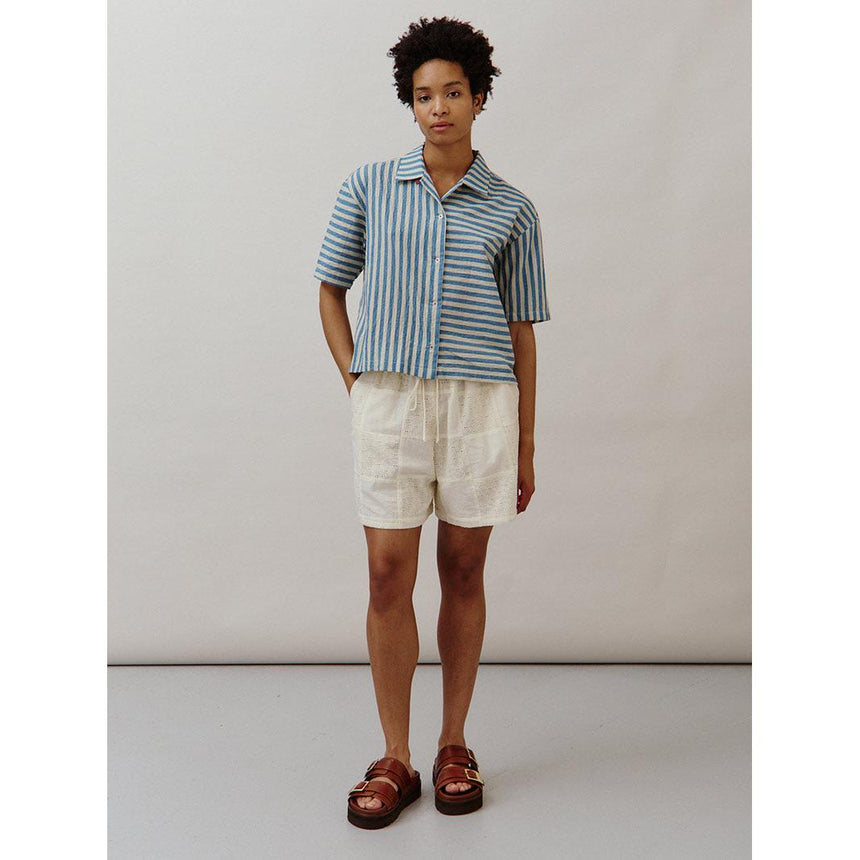 Sideline - Annie shorts - buttermilk patchwork | Scout & Co