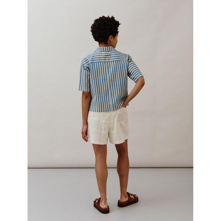Sideline - Annie shorts - buttermilk patchwork | Scout & Co