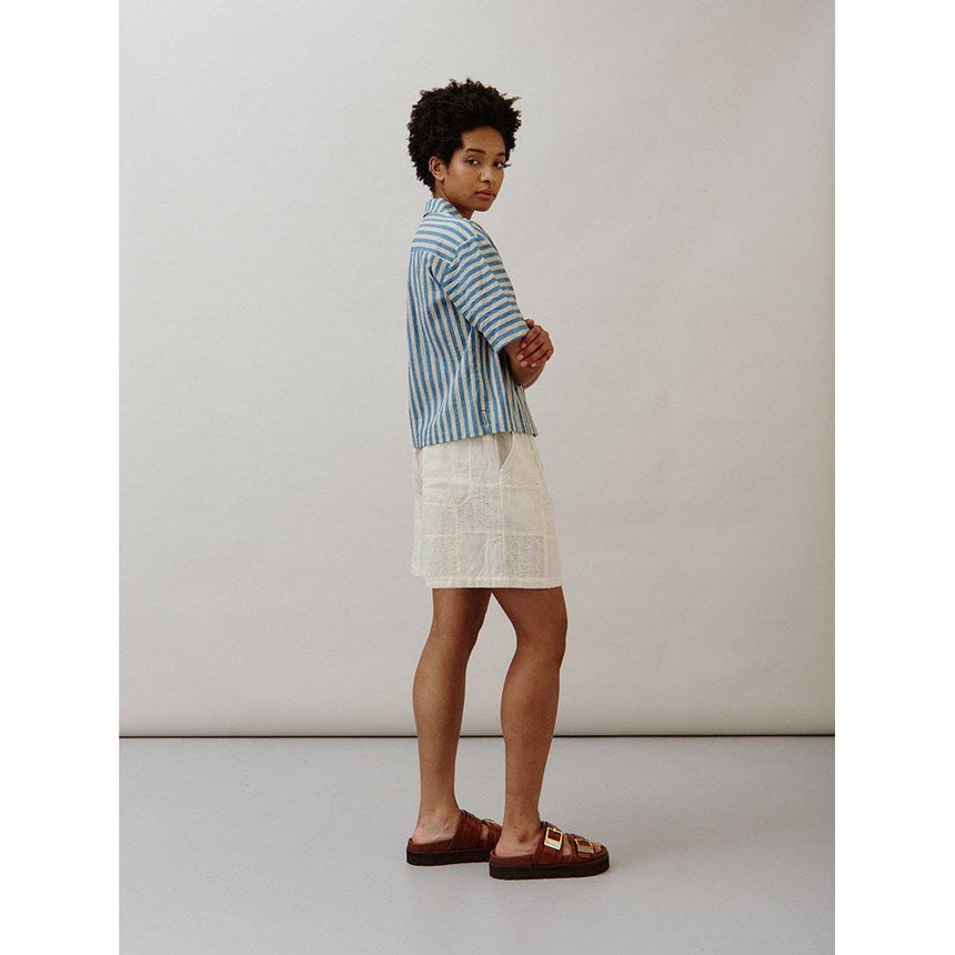 Sideline - Annie shorts - buttermilk patchwork | Scout & Co