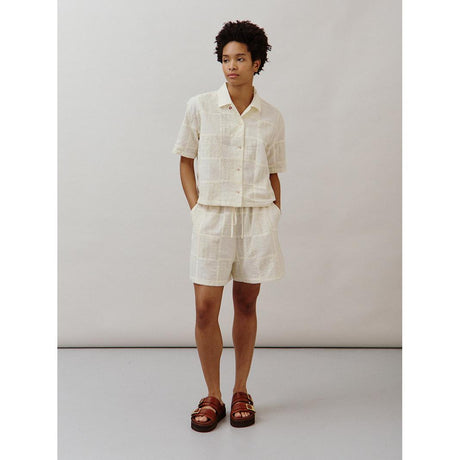 Sideline - Stella shirt - buttermilk patchwork | Scout & Co