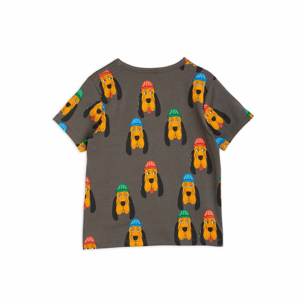 Mini Rodini - Bloodhound all-over short-sleeved tee - grey | Scout & Co