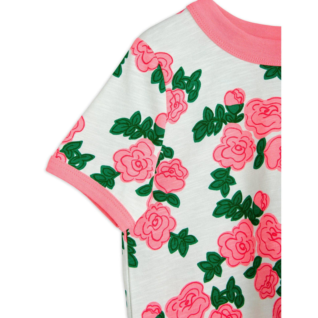 Mini Rodini - Roses short-sleeved tee - pink | Scout & Co