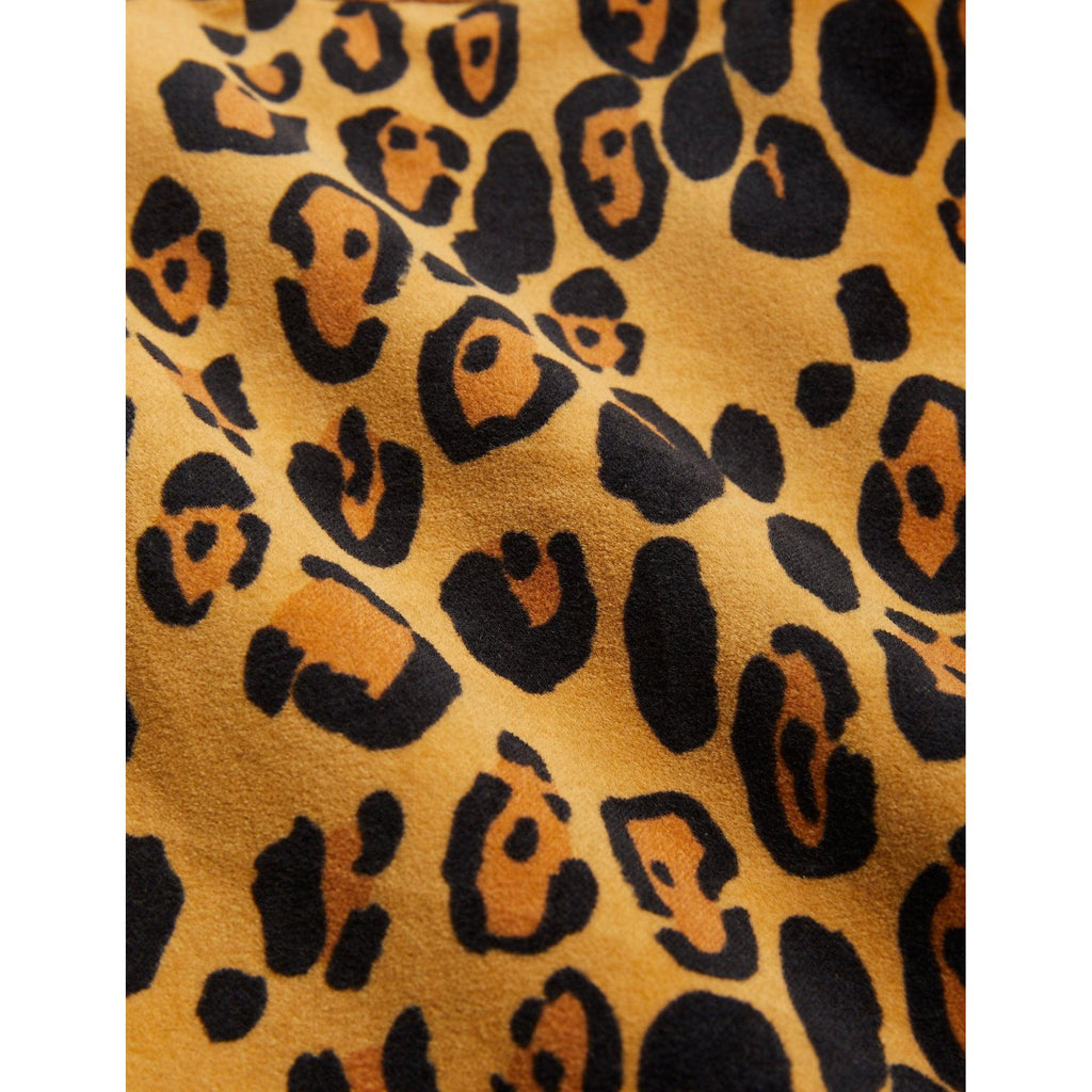 Mini Rodini - Leopard velvet flared trousers | Scout & Co