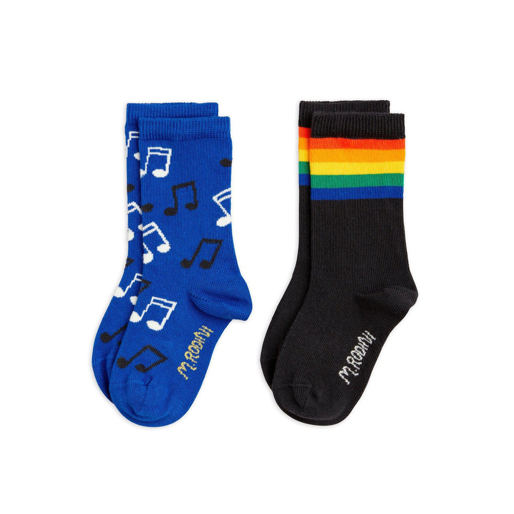 Mini Rodini - Rainbow socks - 2 pairs | Scout & Co
