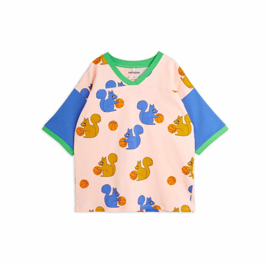 Mini Rodini - Squirrels all-over print loose-fit tee | Scout & Co