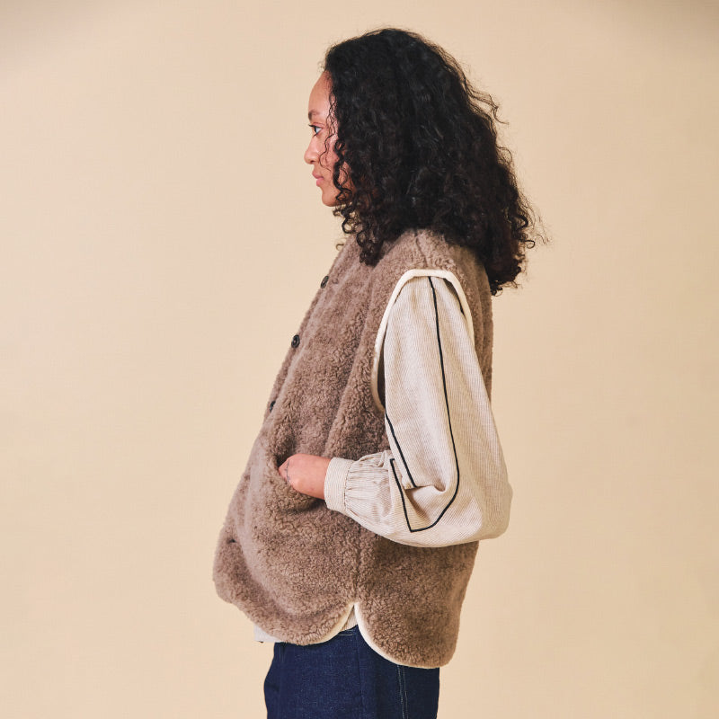 Sideline - Tilda vest - Mink | Scout & Co