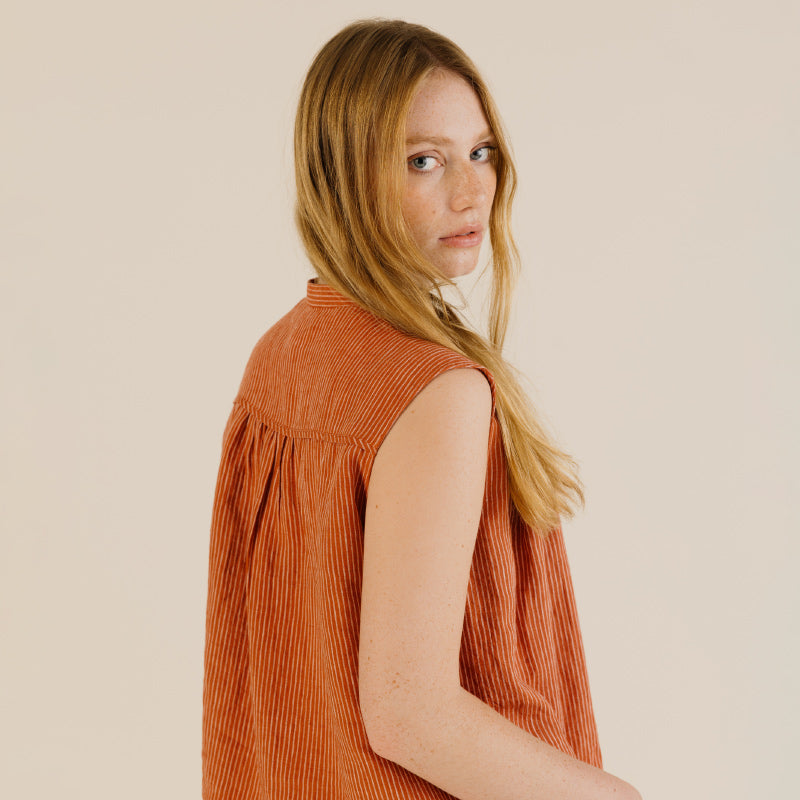 Sideline - Deli shirt shirt - Brick | Scout & Co