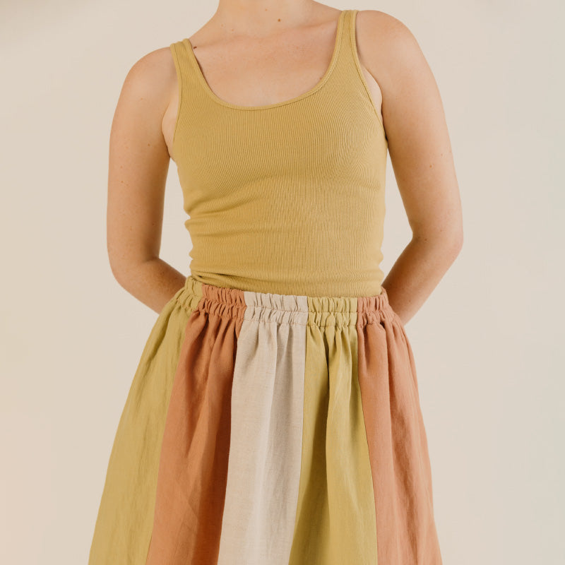 Sideline - Willow skirt - light patchwork | Scout & Co