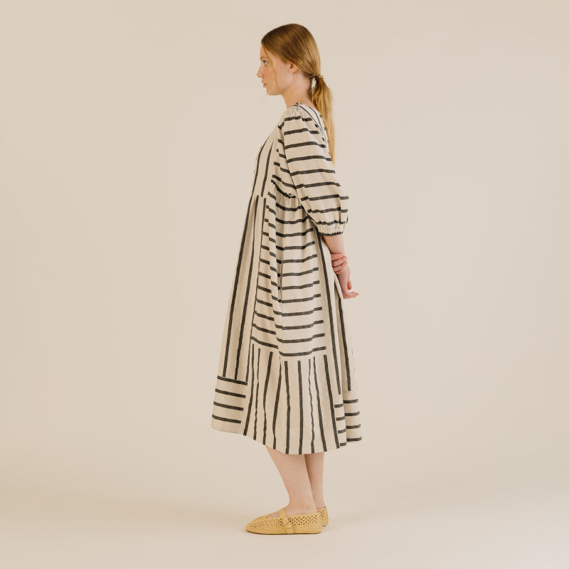 Sideline - Betsy dress - white stripe | Scout & Co