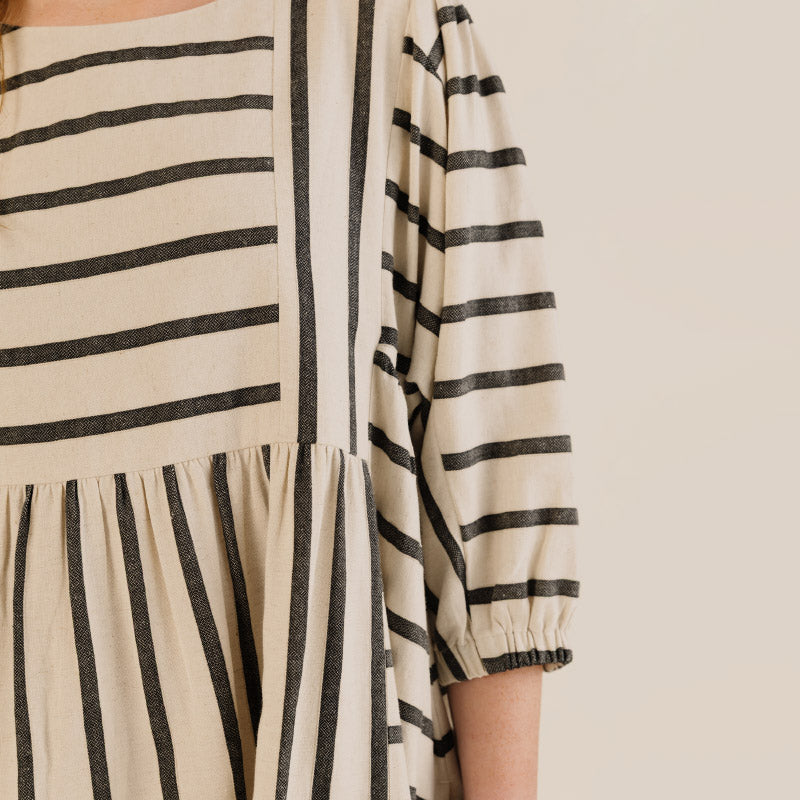 Sideline - Betsy dress - white stripe | Scout & Co