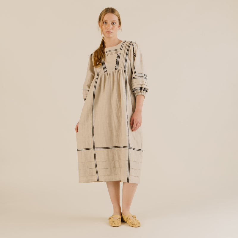 Sideline - Star dress - oat | Scout & Co