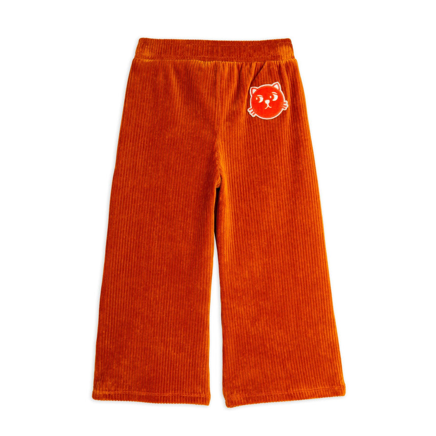 Mini Rodini - Cats corduroy velour trousers | Scout & Co