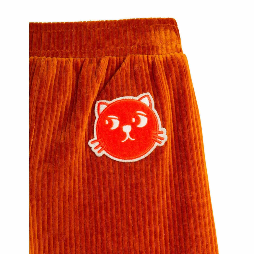 Mini Rodini - Cats corduroy velour trousers | Scout & Co