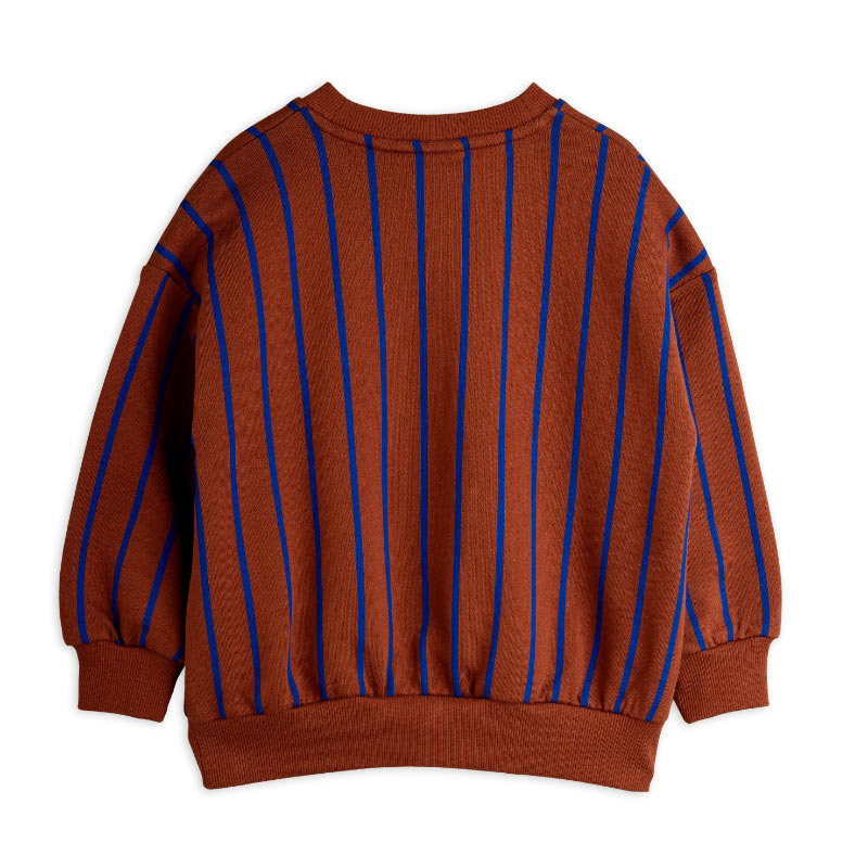 Mini Rodini - Vertical Stripe sweatshirt - brown | Scout & Co