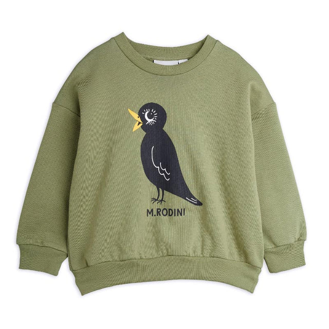 Mini Rodini - Blackbird sweatshirt - green | Scout & Co