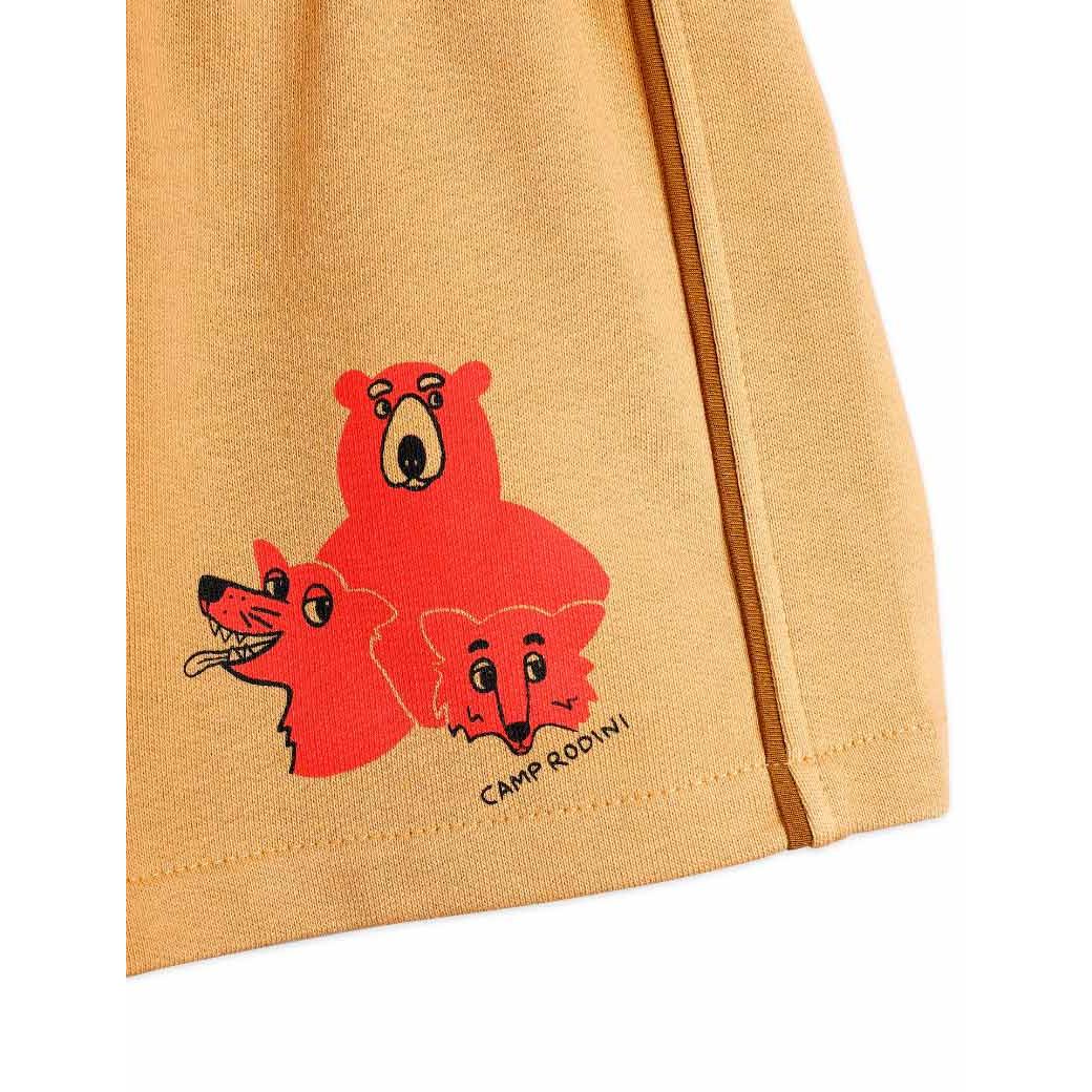 Mini Rodini - Camp Rodini sweat shorts - beige | Scout & Co