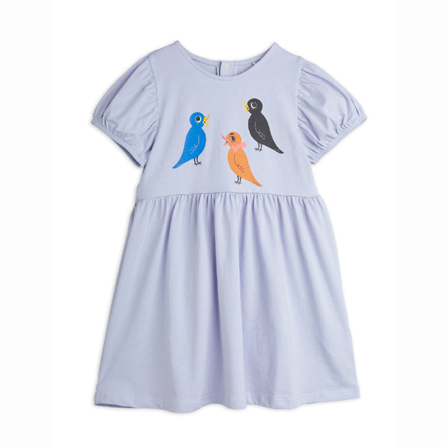 Mini Rodini - Birds dress - purple | Scout & Co
