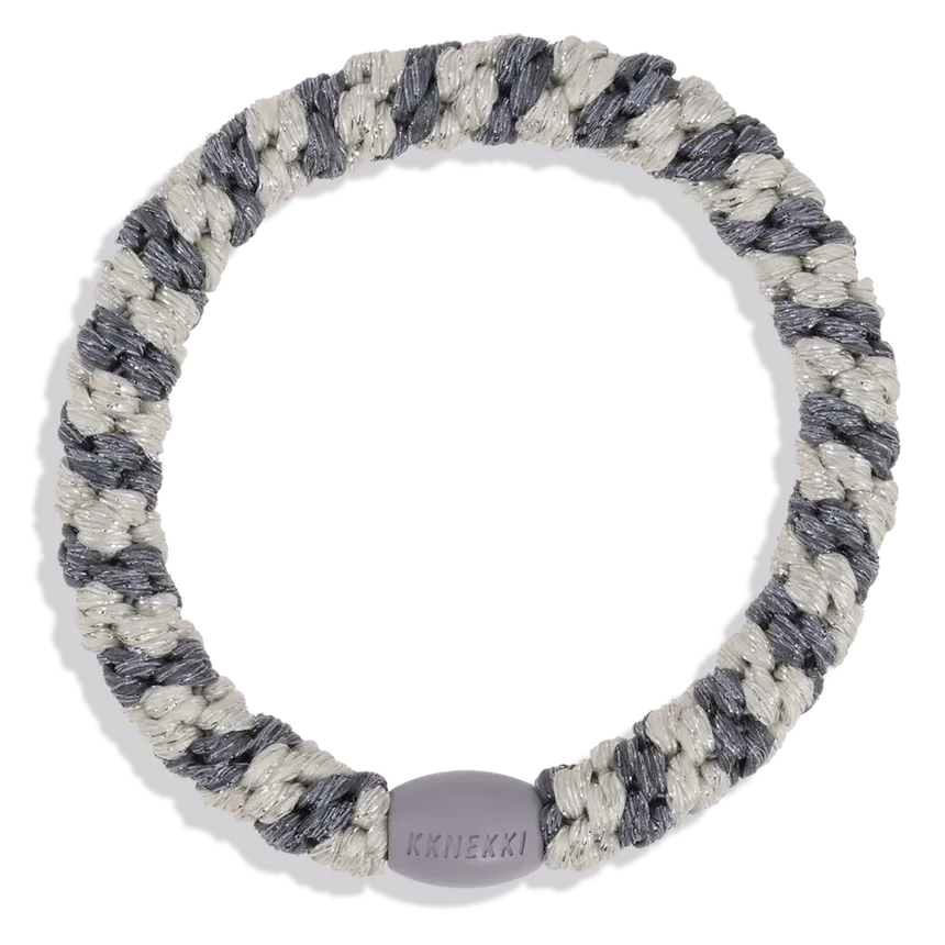Kknekki - Hair band - Silver Grey Stripe | Scout & Co