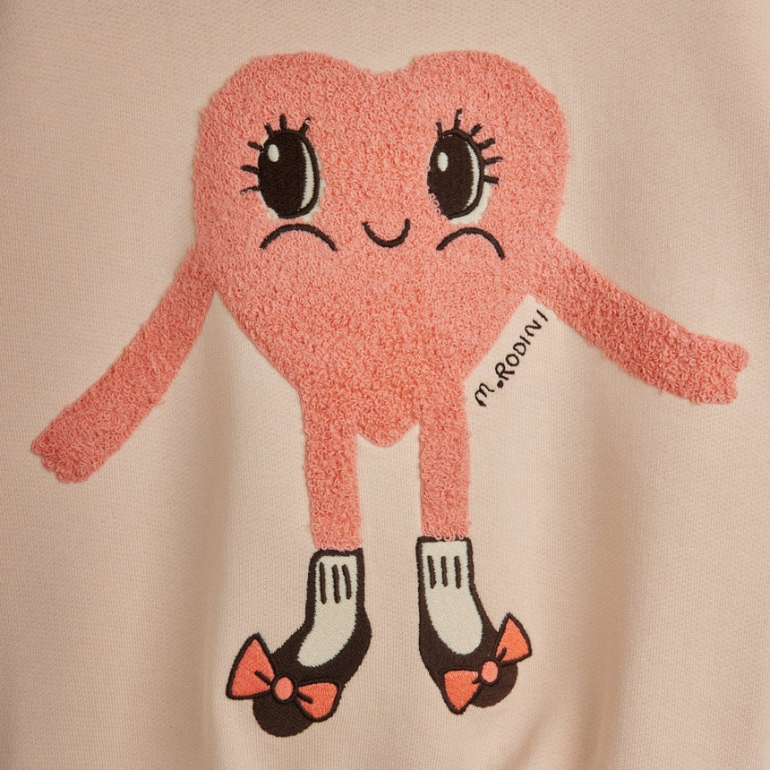 Mini Rodini - Heart In Shoes chenille sweatshirt | Scout & Co