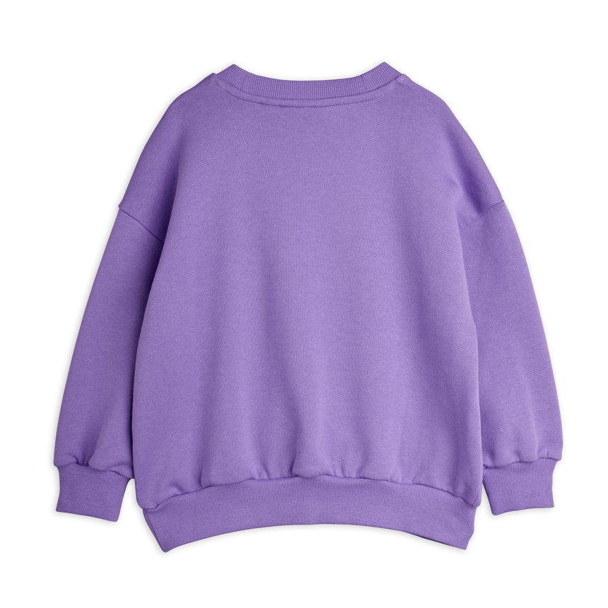 Mini Rodini - Heart In Shoes embroidered sweatshirt - purple | Scout & Co