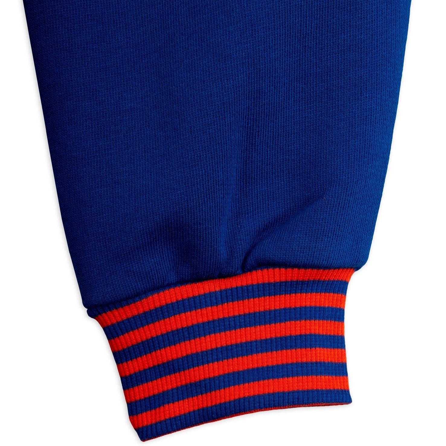 Mini Rodini - Striped rib sweatpants - blue | Scout & Co