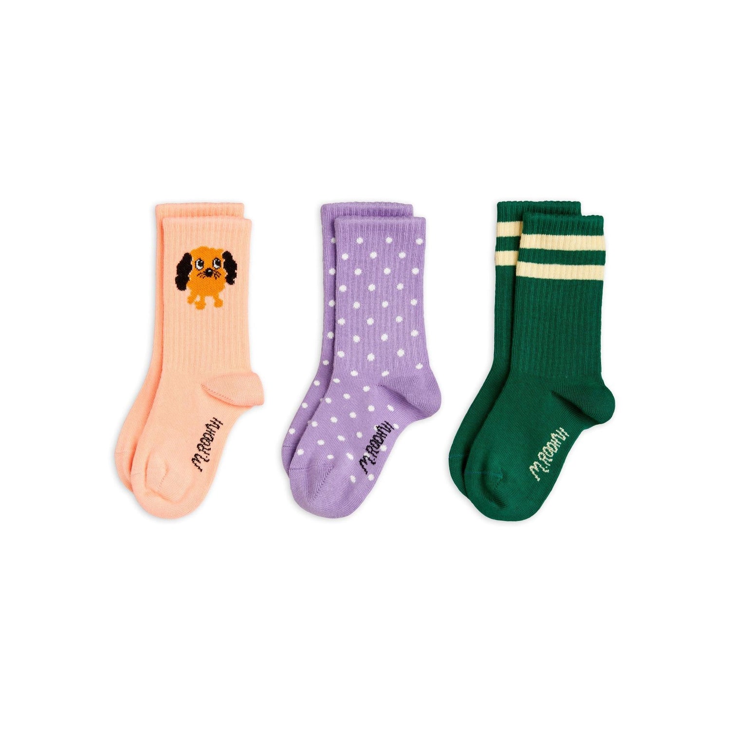 Mini Rodini - Doggies socks - 3 pairs | Scout & Co