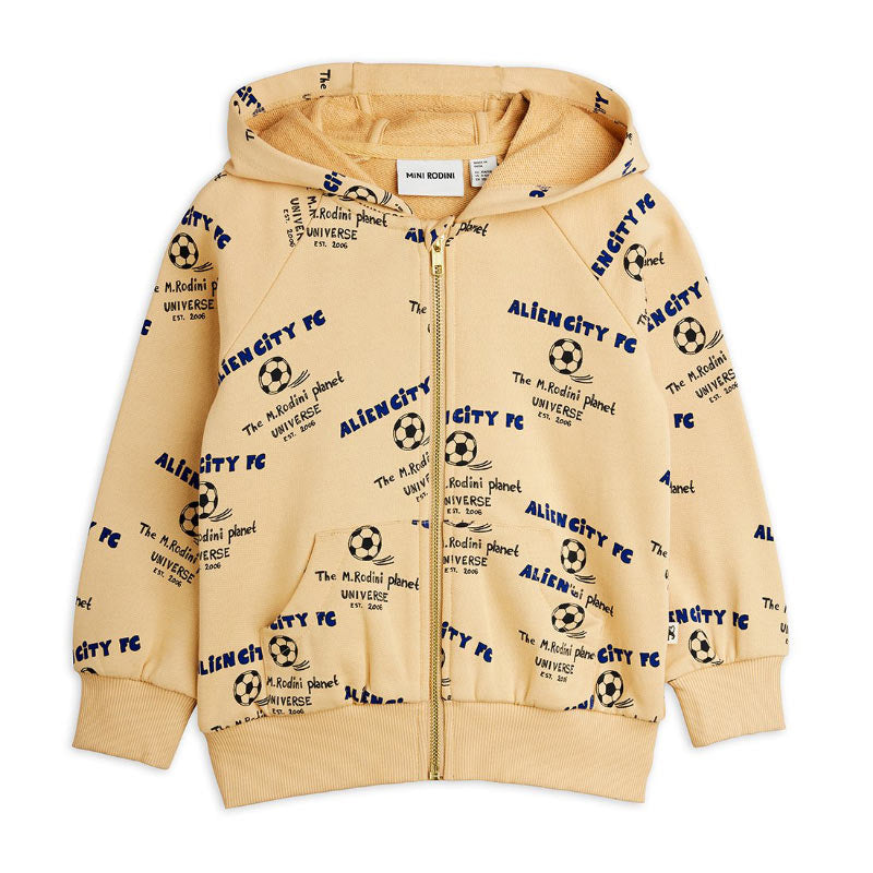 Mini Rodini - Alien City FC aop hoodie | Scout & Co