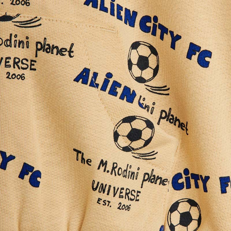 Mini Rodini - Alien City FC aop hoodie | Scout & Co